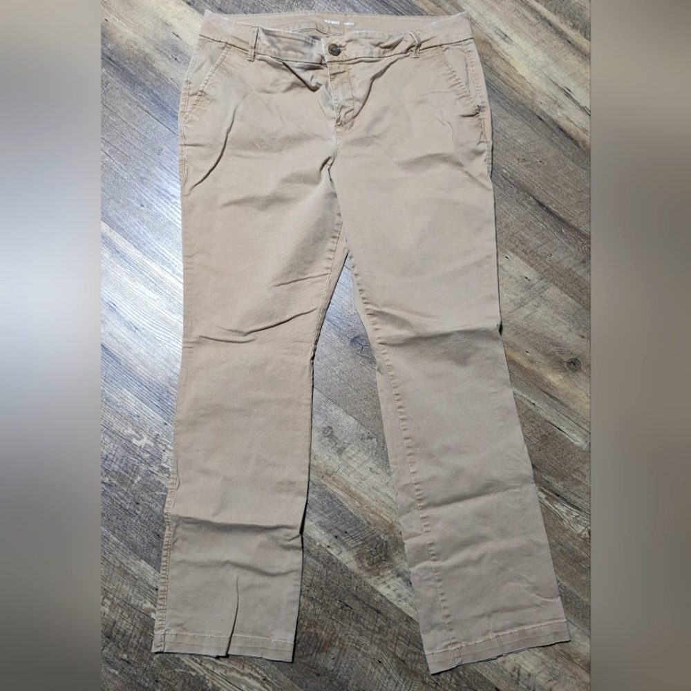 Old Navy Bootcut Chino Pants, Size 14